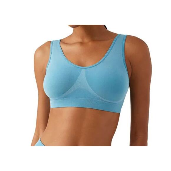 NWT Wacoal B-Smooth Bralette in Blue Size 32 - Picture 1 of 5